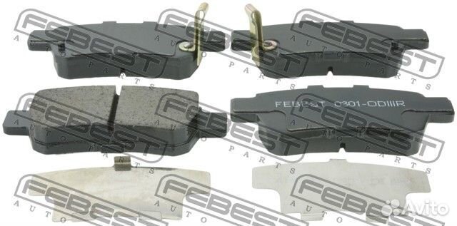 Колодки тормозные задние комплект