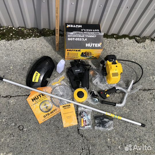 Триммер Huter 52 куб; 3,4 лс / Новый