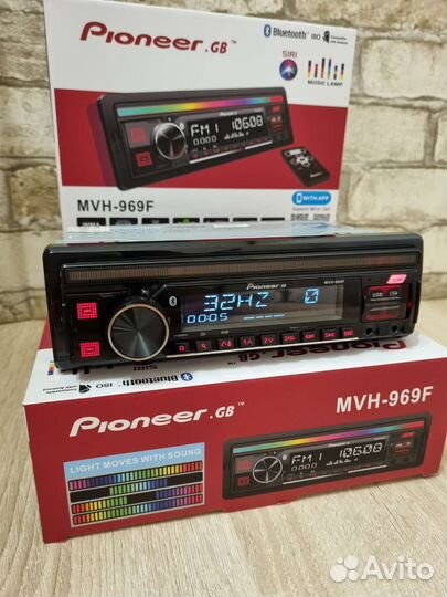 Автомагнитола Pioneer (процессорная + RGB)