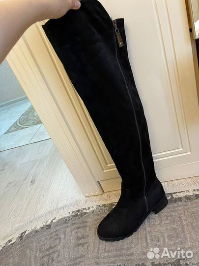 Сапоги ботфорты 38