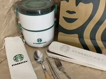 Набор Starbucks ланчбокс с приборами