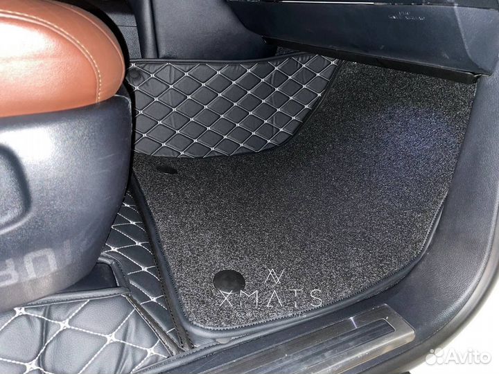 3D коврики из экокожи для Toyota Land Cruiser 200