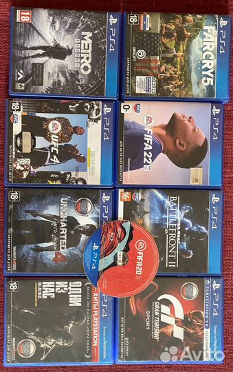 Игры для приставок ps4 (fifa ufc farcry)