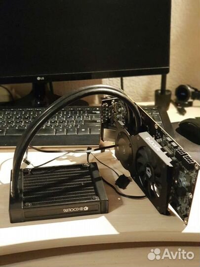 Gtx 1080 zotac с водяным охлаждением