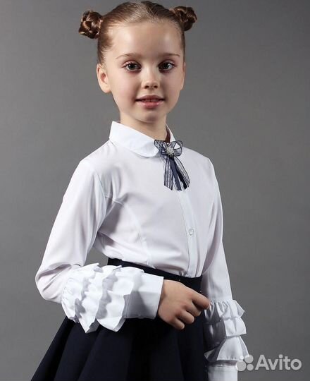 Школьная блузка для девочки
