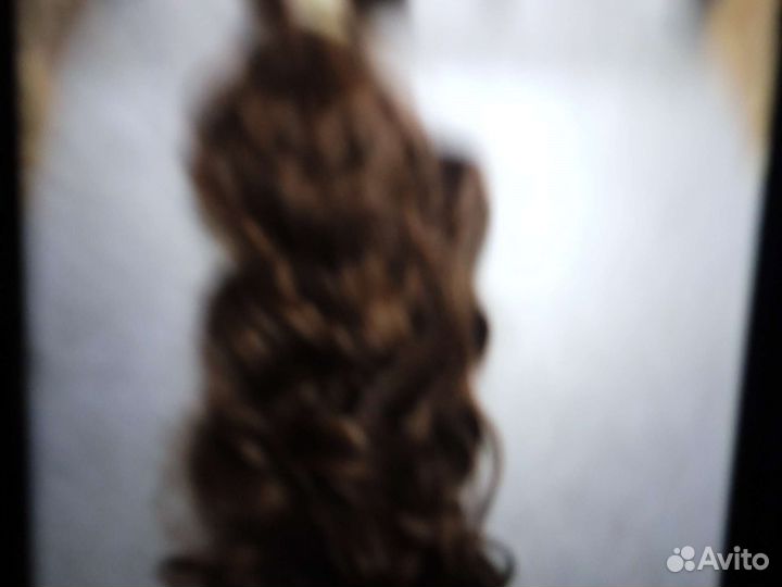 Волосы натуральные срез