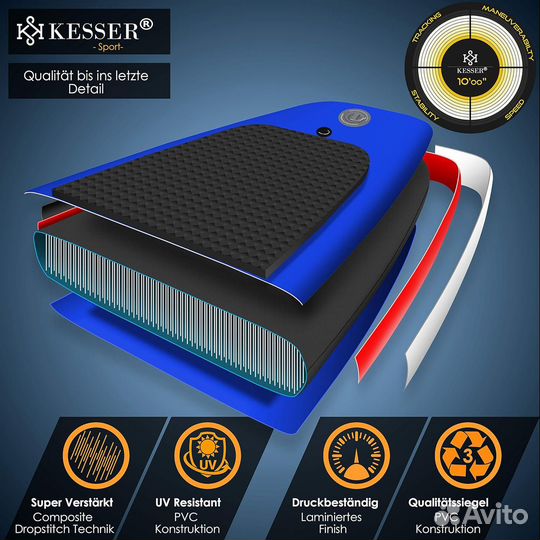 Сап борд Wave Kesser RED 320