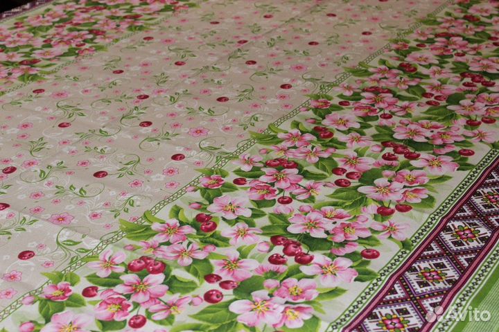 Скатерти новые из хлопка и льна