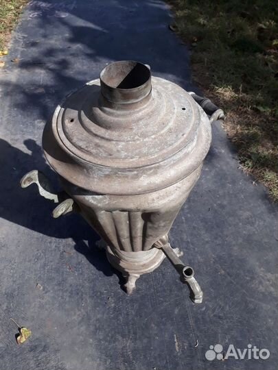 Самовар на дровах старинный