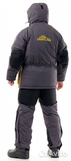 Костюм Камчатка 2020 костюм (таслан, серо-желтый)