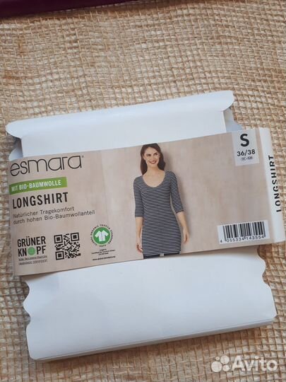 Платье женское туника рукав 42-44 новое Esmara