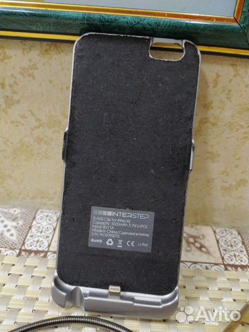 Чехол-аккумулятор interstep для iPhone 6/6s металл