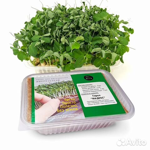 Микрозелень Набор для выращивания эко ферма