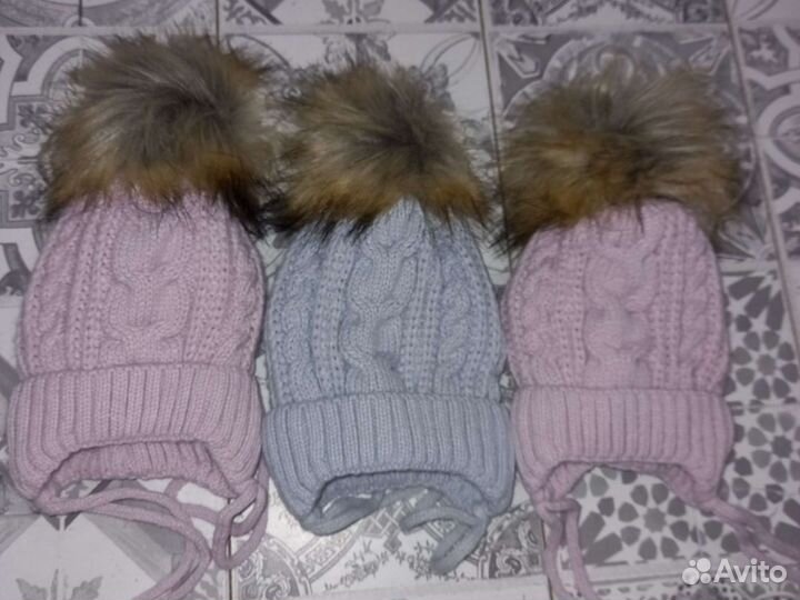 Шапка для новорожденного от 0-12 мес