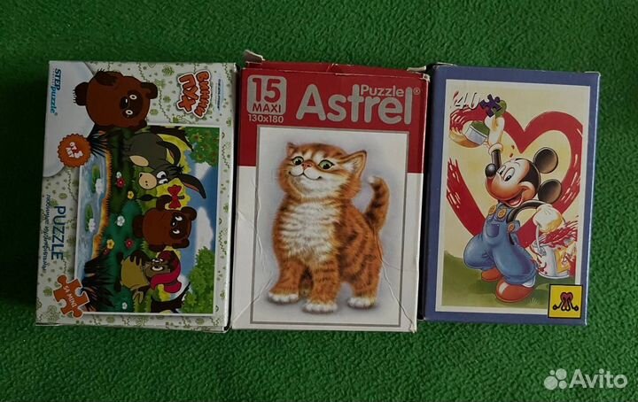 Пазлы детские ассортимент винкс мультики СССР