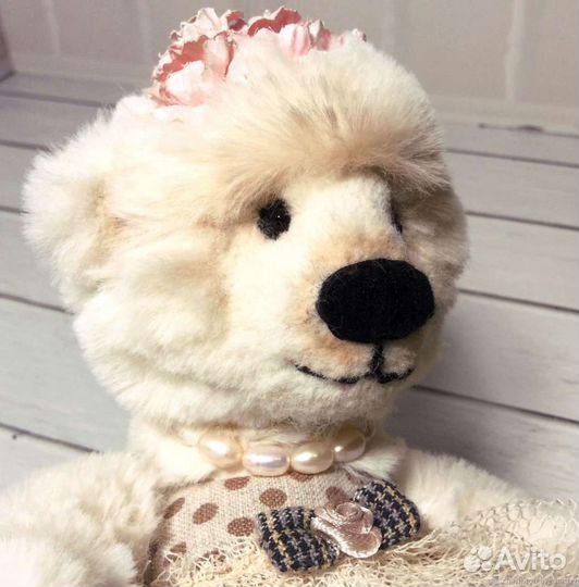 Мишка тедди ручной работы