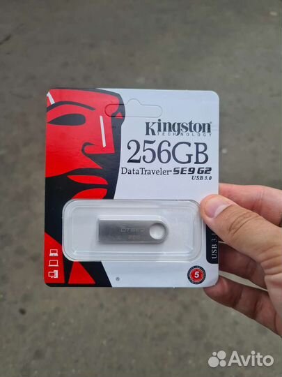 Usb флешка 256 gb kingston (новая)