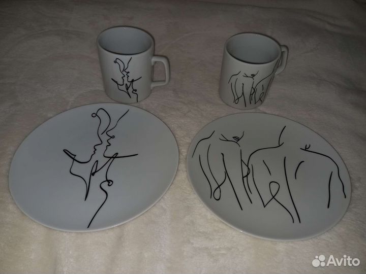 Посуда: тарелки и кружки