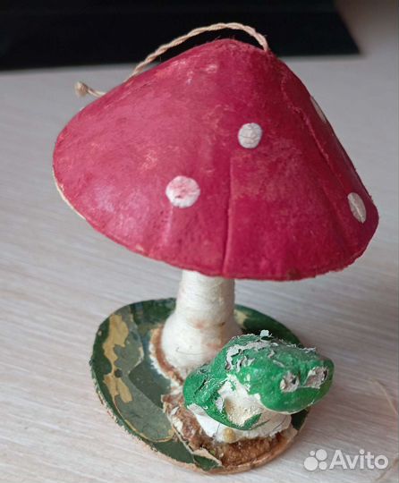 Ватные елочные игрушки СССР