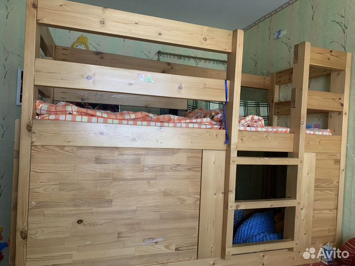 Двухярусная кровать бу