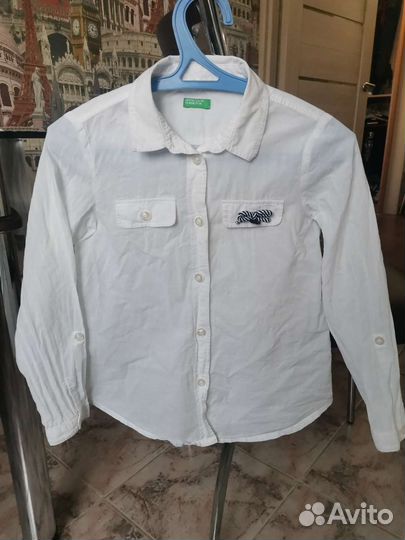 Рубашки- блузки пакетом 128-134