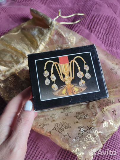 Два подсвечника металл + керамика