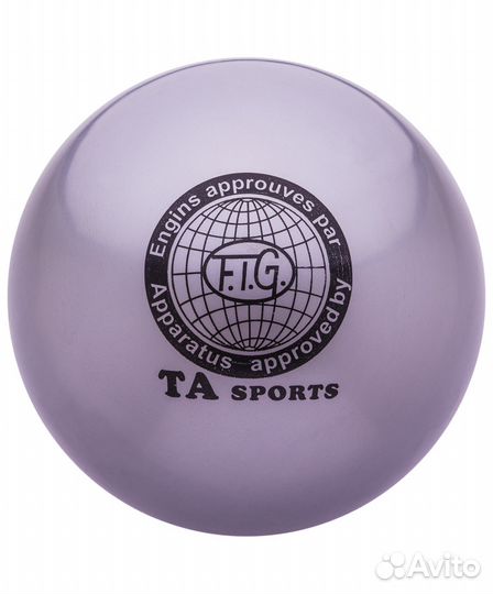 Мяч для художественной гимнастики 19 см TA Sport