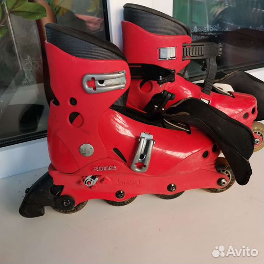 Роликовые коньки Roces раздвижные р 35 - 39 Ролики