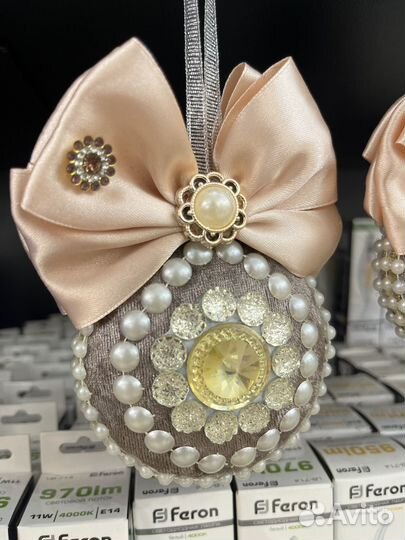 Елочные игрушки ручной работы