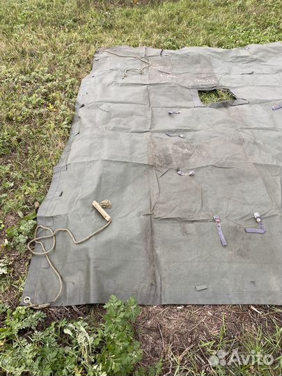 Стенка для немецкой палатки / пвх / б/у