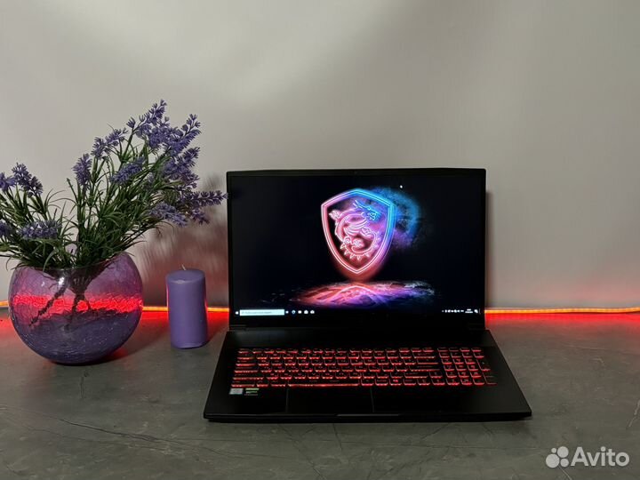 Игровой Ноутбук MSI 17.3 1650 Ti/I5 9300H/16GB