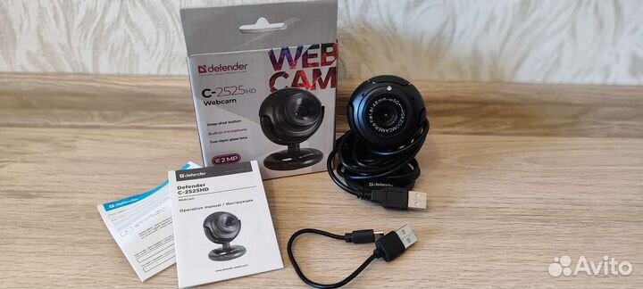 Веб-камера defender c2525 HD Новая