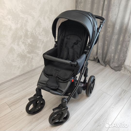 Коляска 2 в 1 эко кожа