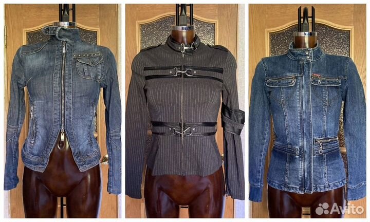 Продам джинсовые куртки и пиджак 40 (XS)