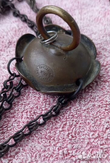 Старинная лампада Царская Россия