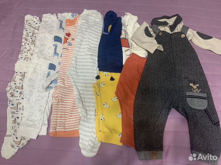 Детские вещи пакетом 68-74