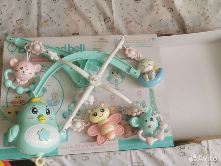 На кроватку новый Bebi Bed Bel с проектором