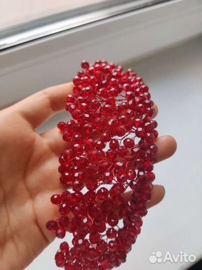 Диадема с кристаллами