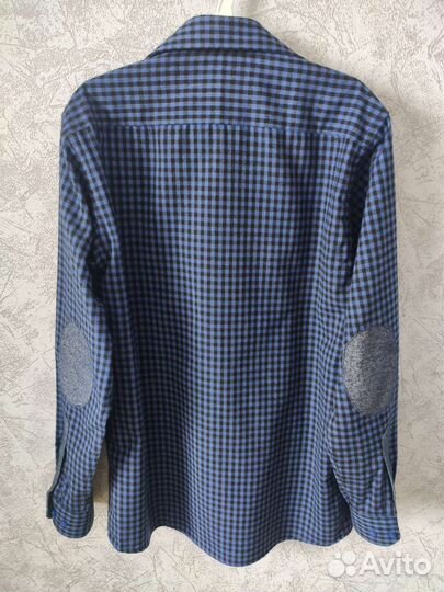 Рубашка фланелевая, плотная новая, 158