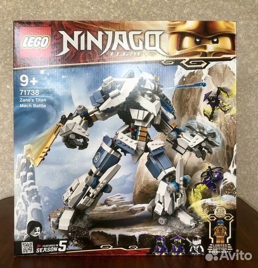 Lego ninjago 71738 Битва с роботом Зейна