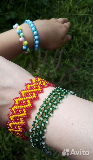 Браслеты из бисера, бусин