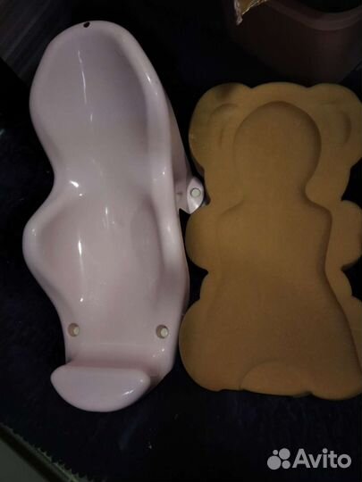 Горка для купания, круг на шею, Губка для купания