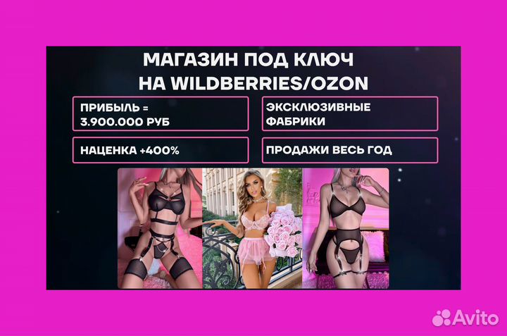Магазин на Wildberries под ключ. Доход 1.6 млн р