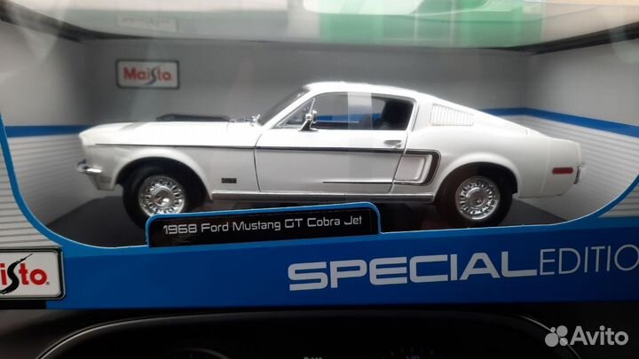 Модель maisto 1:18 Ford mustang Shelby Cobra