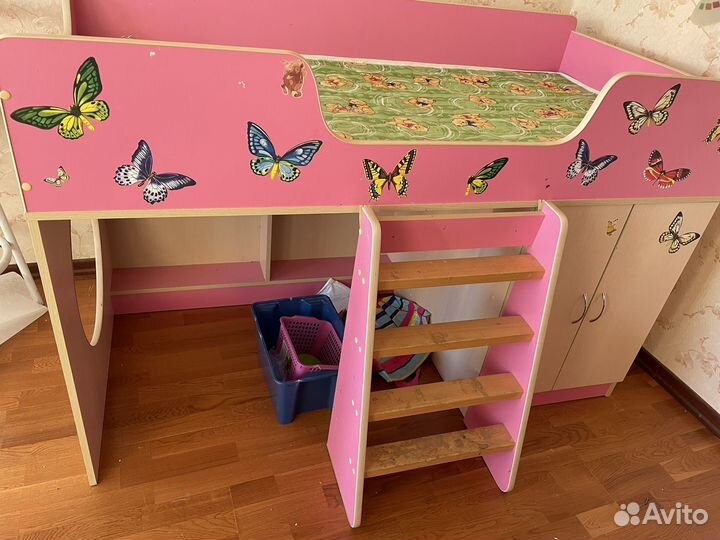 Детская кровать с матрасом