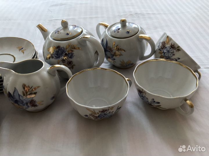 Сервиз чайный лфз Золотой листок