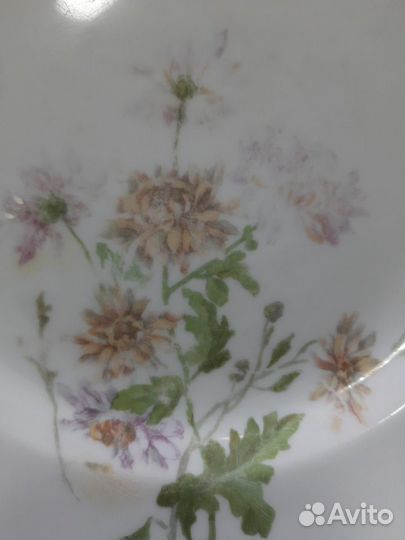 Старинная тарелка. XIX век Кузнецова на Волховъ