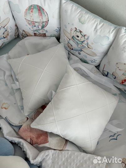 Бортики в детскую кроватку