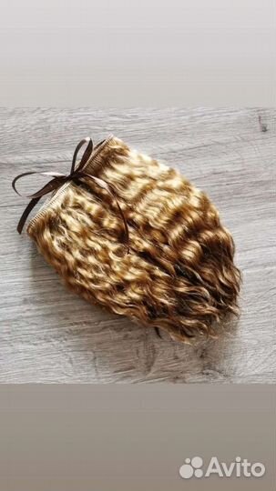 Волосы для кукол, трессы из козочки