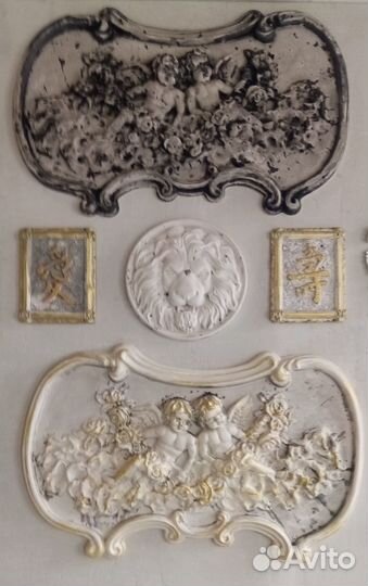 Панно из гипса 